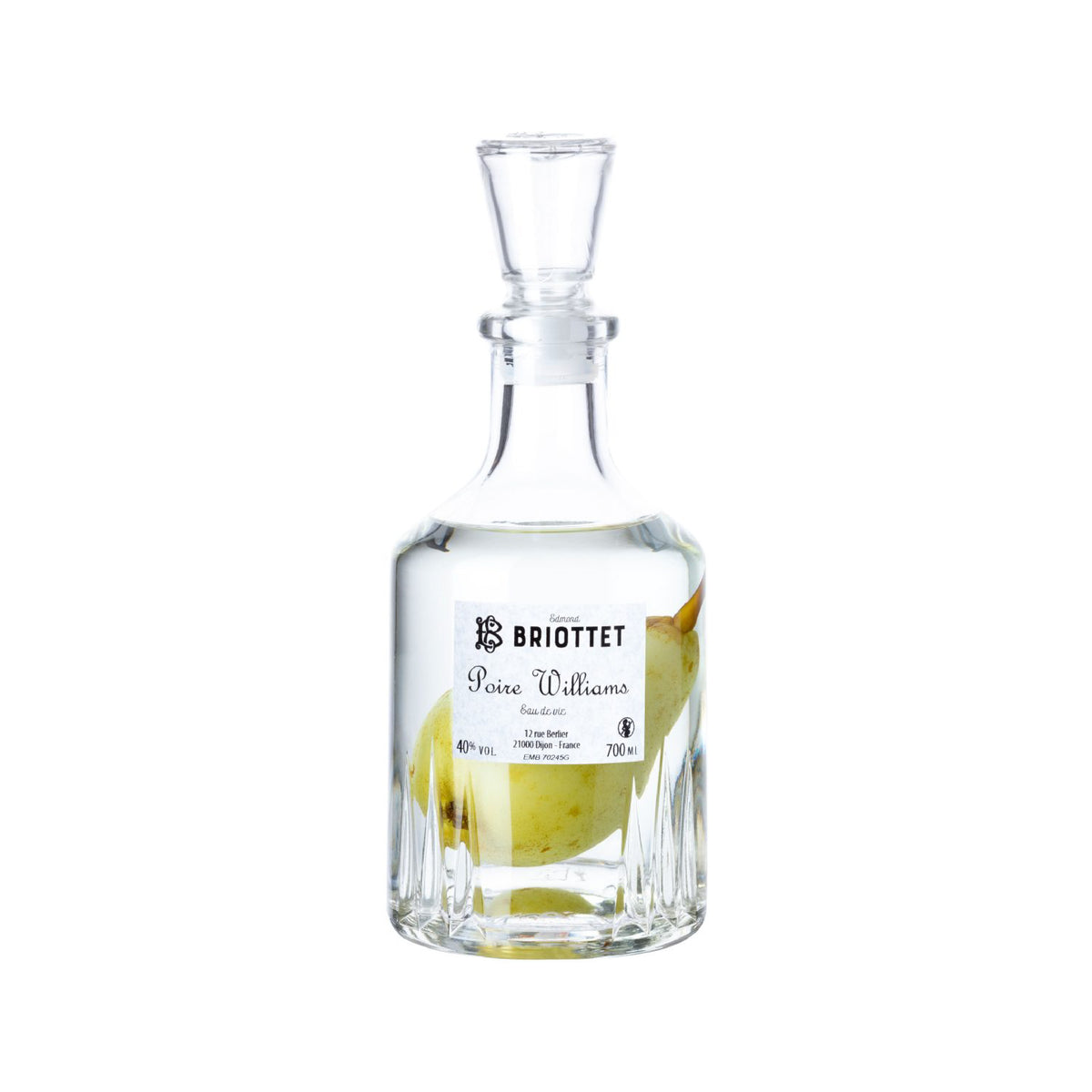EDMOND BRIOTTET Eaux-de-Vie de Poire Emprisonnee (Pear in the bottle) - 70 cl