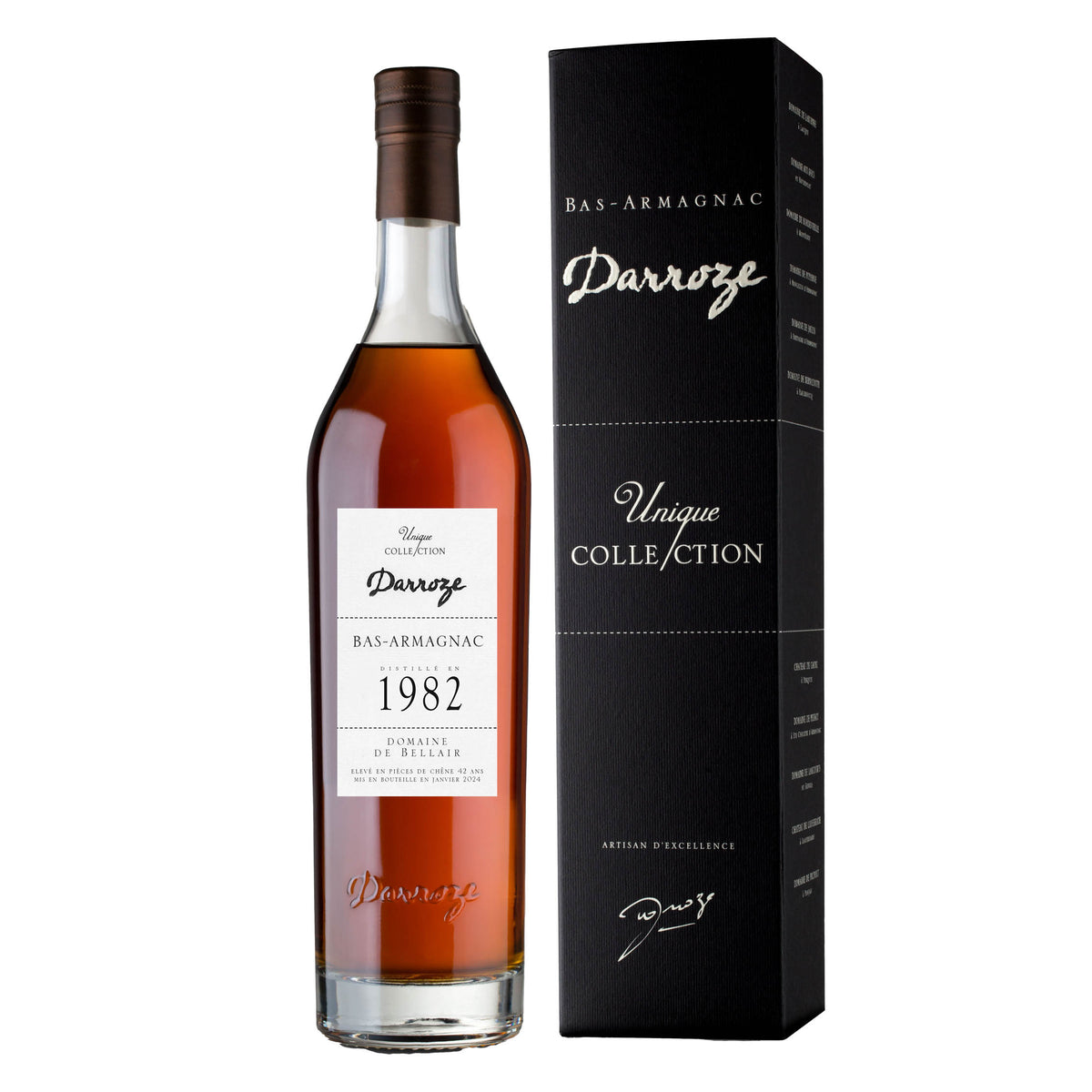 DARROZE Bas-Armagnac "Domaine de Bellair" 1982 - 70cl