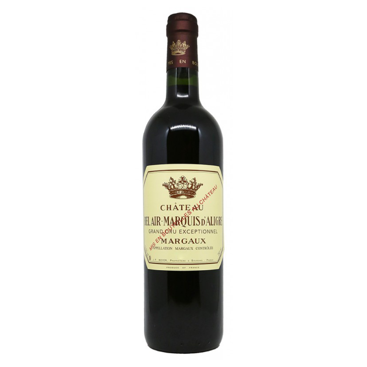 Chateau BEL AIR - MARQUIS D'ALIGRE Margaux 2014