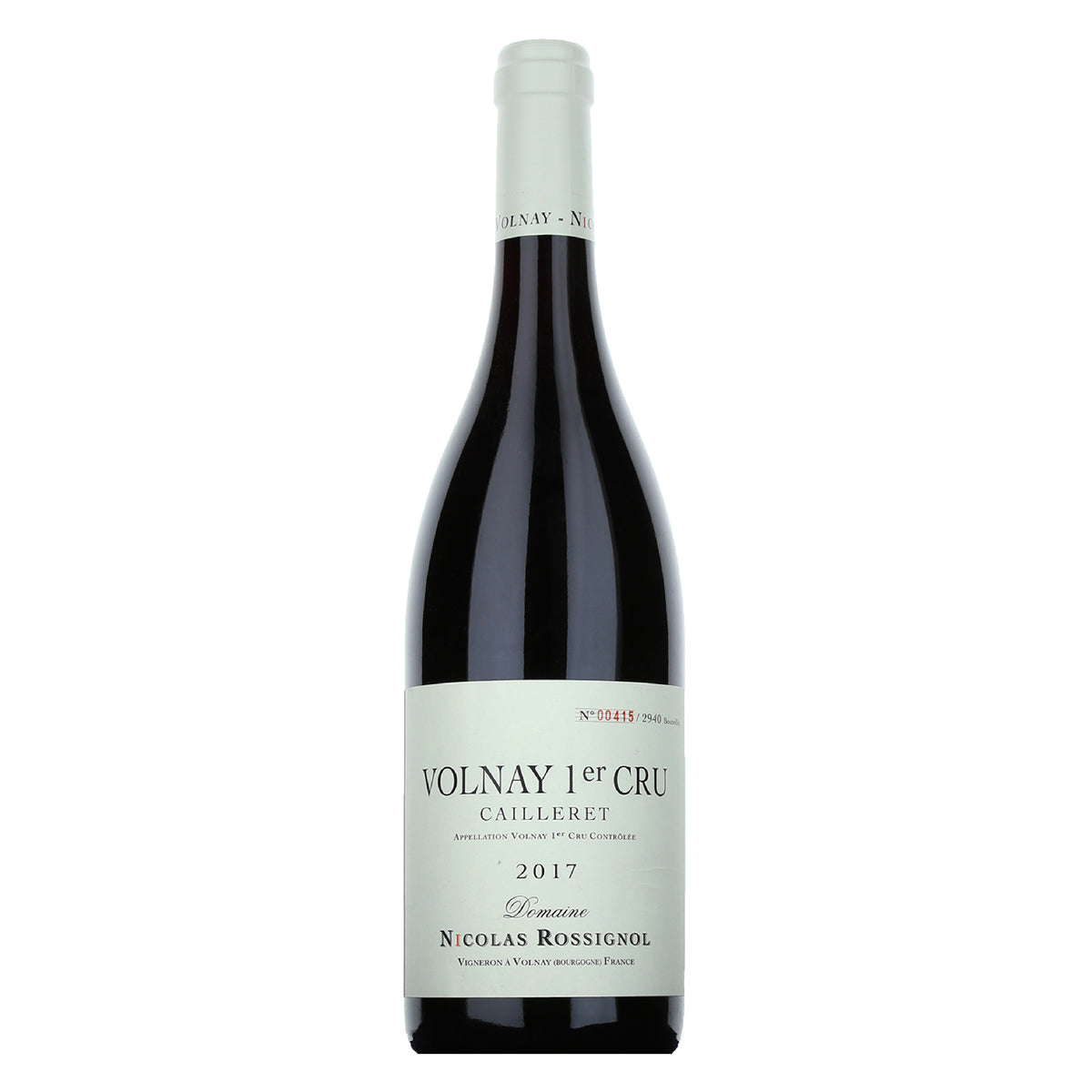 Domaine NICOLAS ROSSIGNOL Volnay 1er Cru &quot;Cailleret&quot; 2017