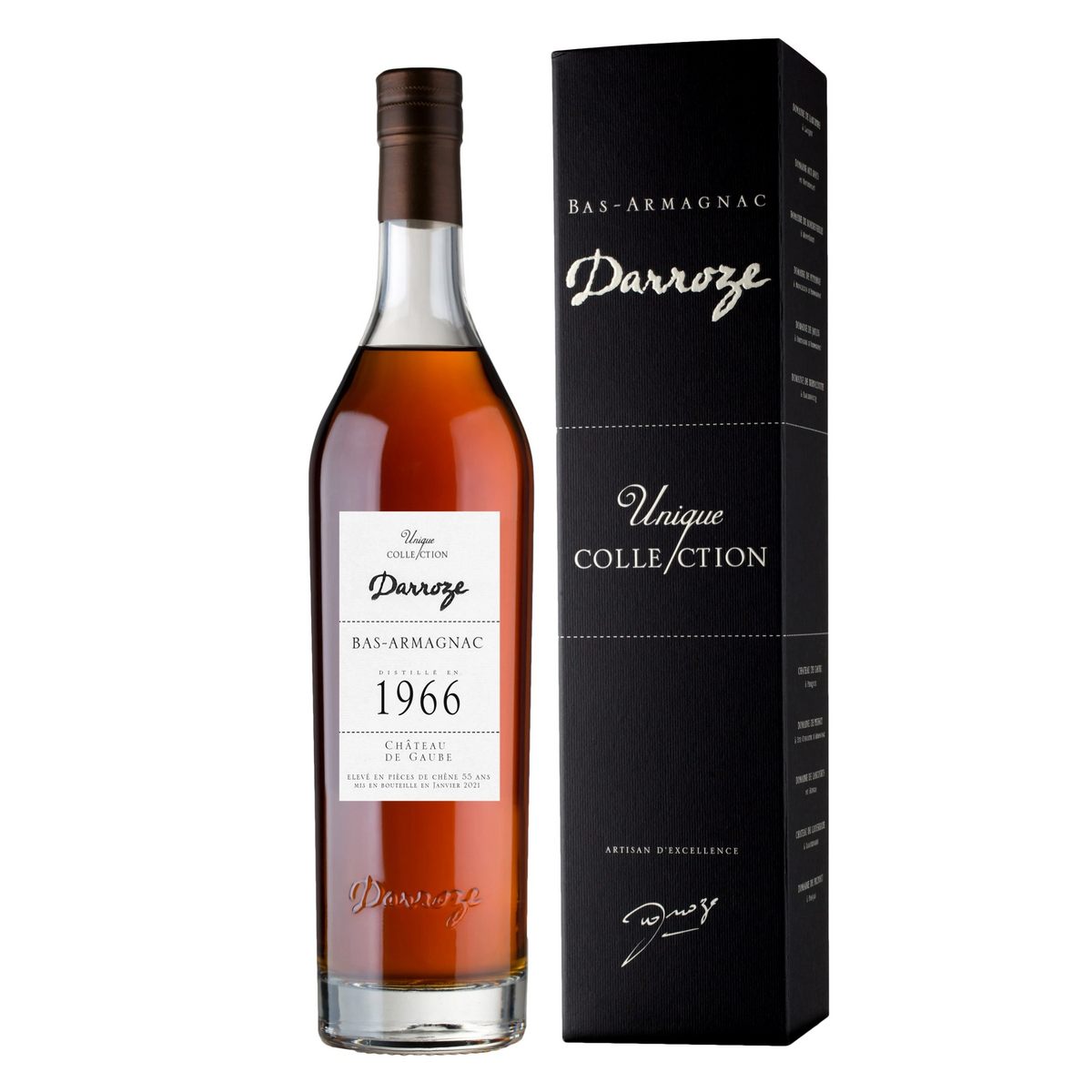 DARROZE Bas-Armagnac &quot;Chateau de Gaube&quot; 1966 - 70cl