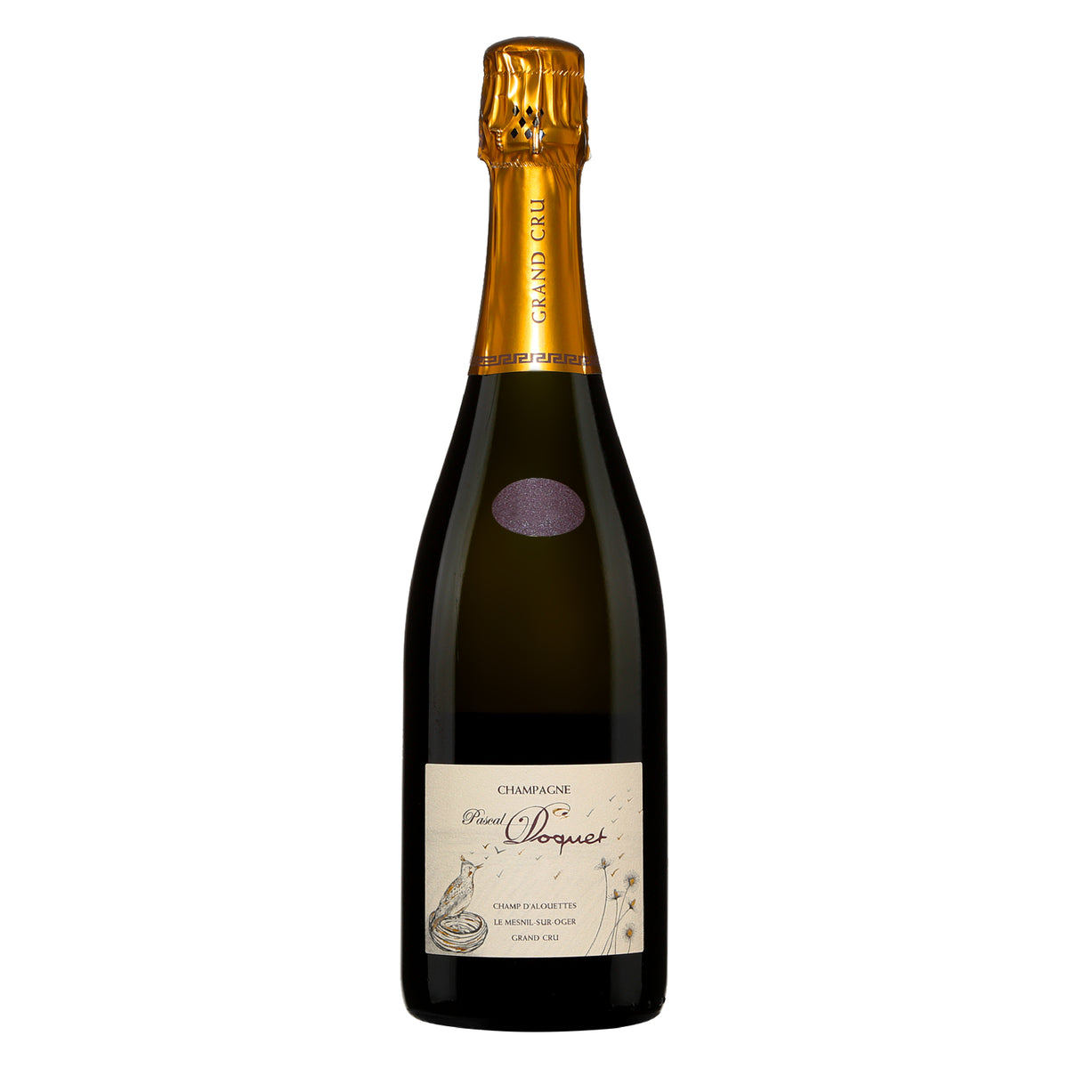 PASCAL DOQUET Champagne Grand Cru Brut &quot;Le Mesnil Sur Oger - Champ d&#39;Alouettes&quot; 2004