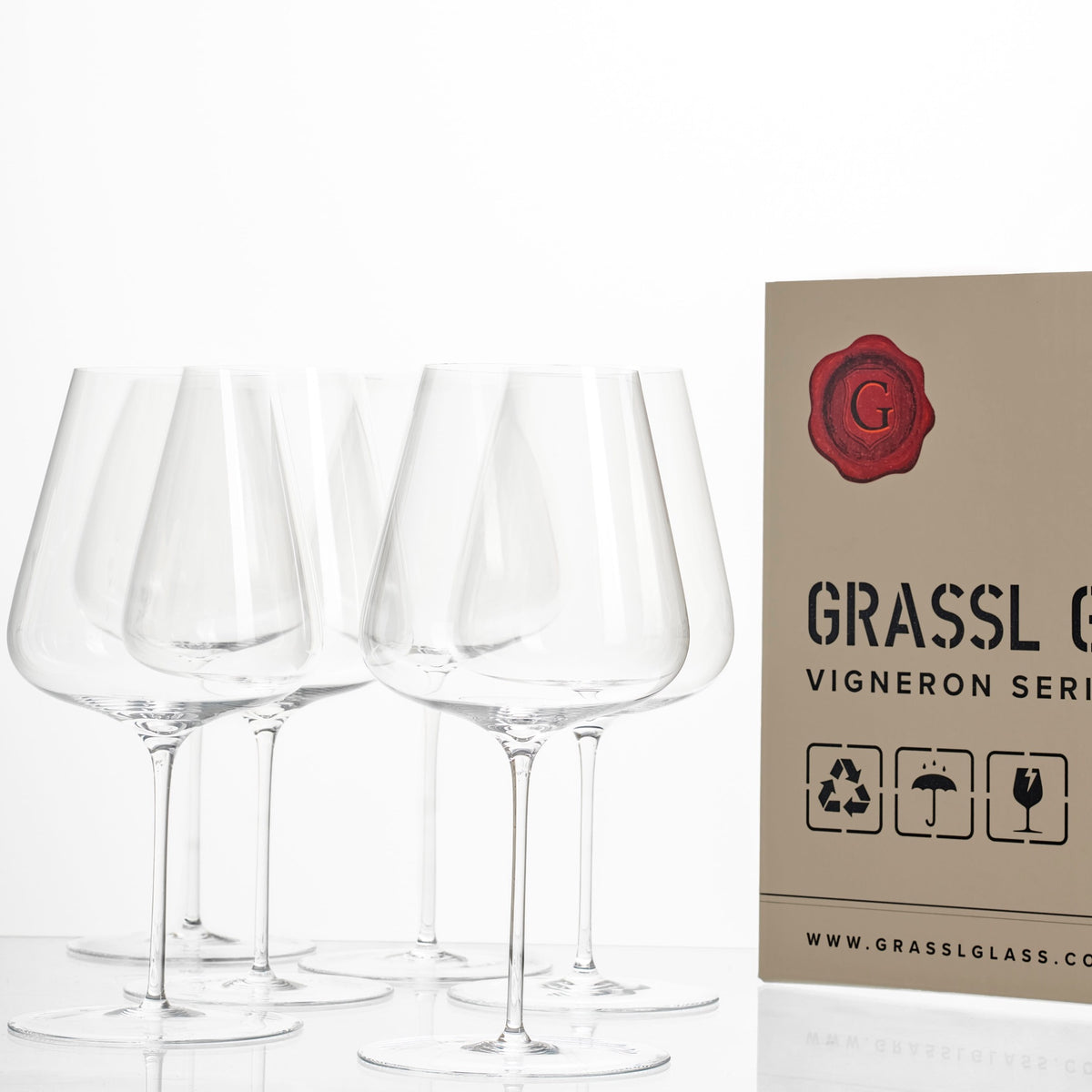 GRASSL GLASS Vigneron Series &quot;1855&quot; (Box of 6)